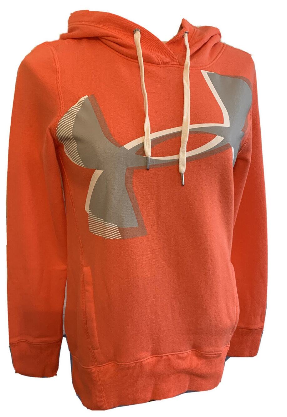 Size XXS Under Armour Womens New Coral Exploded Logo Hoodie 1308273